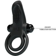 Doble Anillo Vibrador Con Estimulador Clítoris