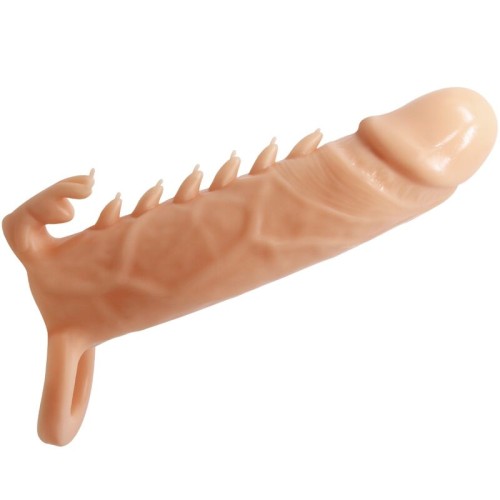 Emmit Penis Sleeve with Clitoral Stimulator for Enhanced Pleasure