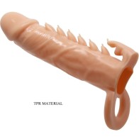 Funda Para Pene Emmit con Estimulador de Clítoris para Placer Mejorado