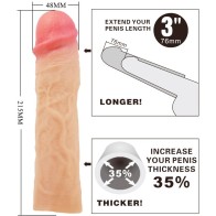 Derek Penis Sleeve with 7.6 cm Extension Natural