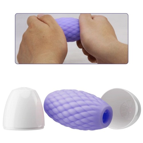 Athena Eros Masturbador Masculino Morado - Placer Premium