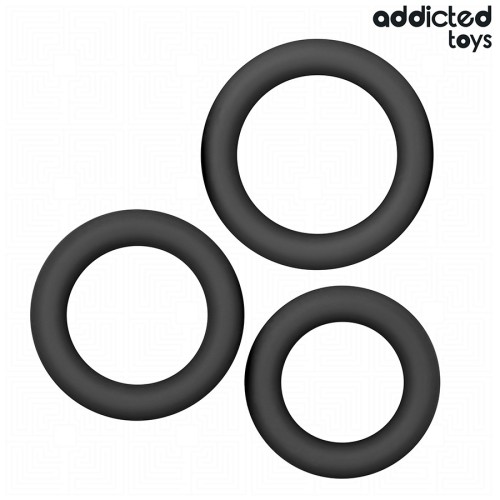 Addicted Toys Silicone Cock Ring Set