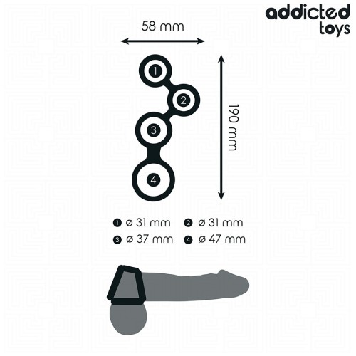 Divided Testicle Ring for Men