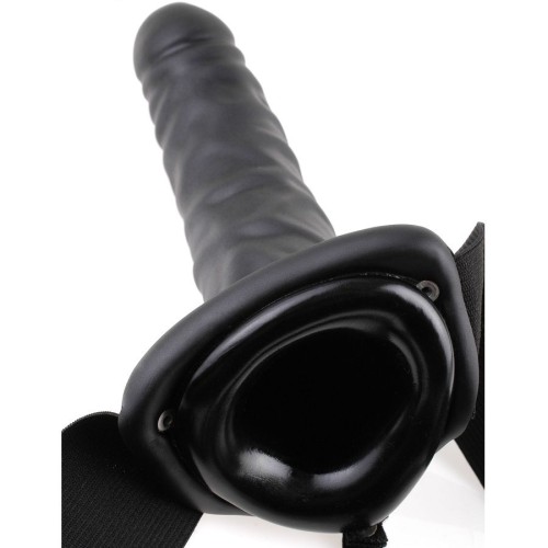 Hollow Vibrating Harness for Enhanced Pleasure