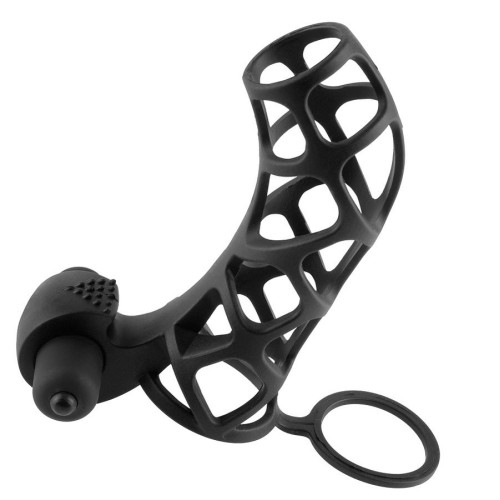 Fantasy X-Tensions Silicone Sleeve with Vibrator