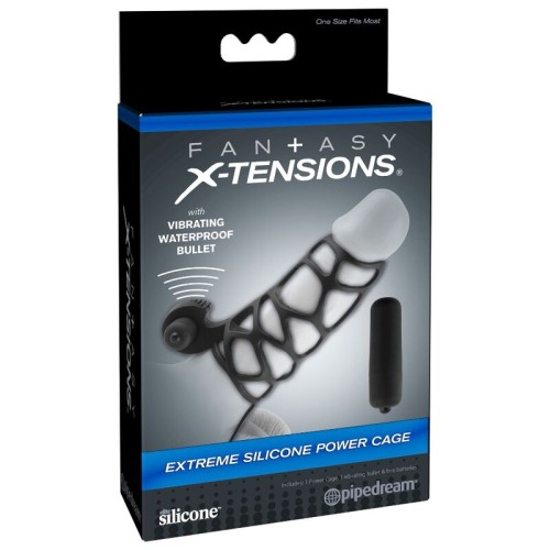 Fantasy X-Tensions Silicone Sleeve with Vibrator