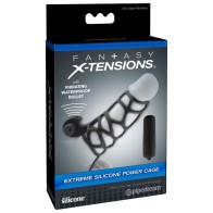 Fantasy X-Tensions Silicone Sleeve with Vibrator