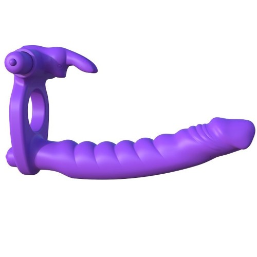 Double Penetration Ring with Rabbit - Ultimate Pleasure