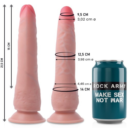 Rockarmy Crusader Realistic Dual Density Dildo