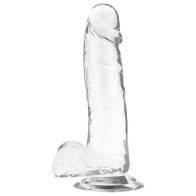 Clear Realistic Dildo 20cm for exciting pleasure