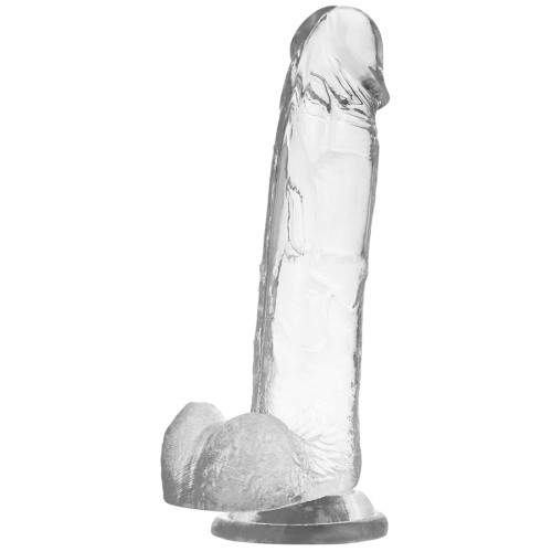 Dildo Realista Transparente 22 Cm