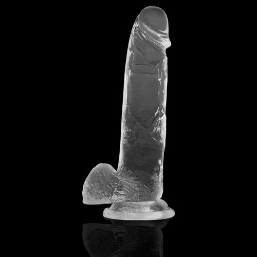 Dildo Realista Transparente 22 Cm