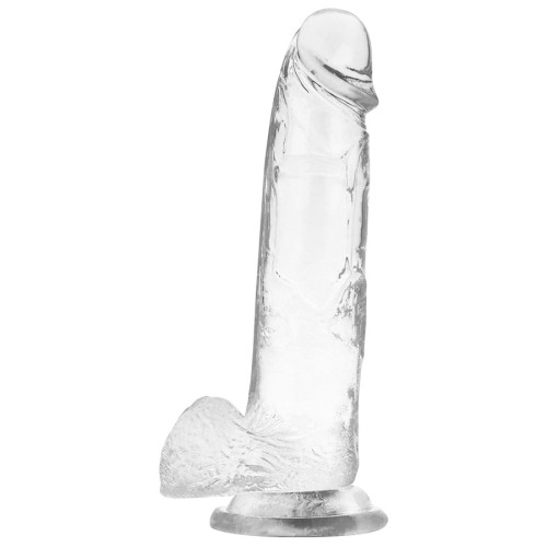 Dildo Realista Transparente 22 Cm