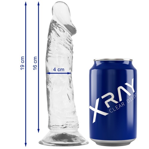 X Ray Clear Dildo 19cm