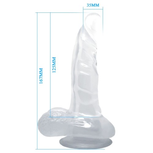 Dildo Realístico Con Ventosa para Diversión Sin Manos