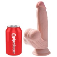 King Cock Plus 3D Dildo 15.2 Cm Natural