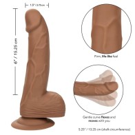 Silicone Studs Brown 6 inch - Realistic Pleasure