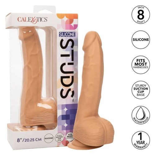 Calexotics Silicone Studs - 8 Inch Realistic Dildo