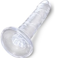 15.5 cm Transparent Realistic Penis - King Cock Clear