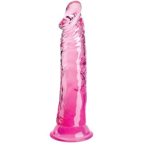 Clear Pene Realístico 19.7 Cm Rosa