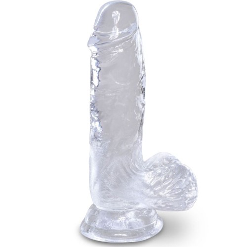 Clear Realistic Penis with Balls