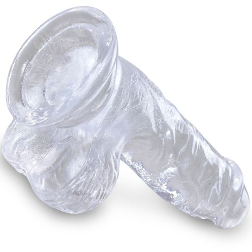Clear Realistic Penis with Balls