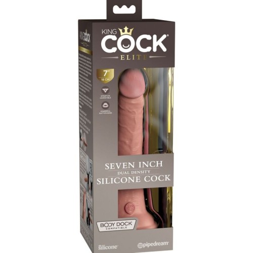 King Cock Elite Realistic Silicone Dildo 17.8cm