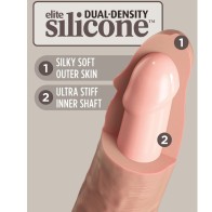 Elite Realistic Dildo Silicone 25.4 cm - Lifelike Sensations for Couples