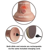 Elite Realistic Vibrator Dildo 23 cm with Remote Control