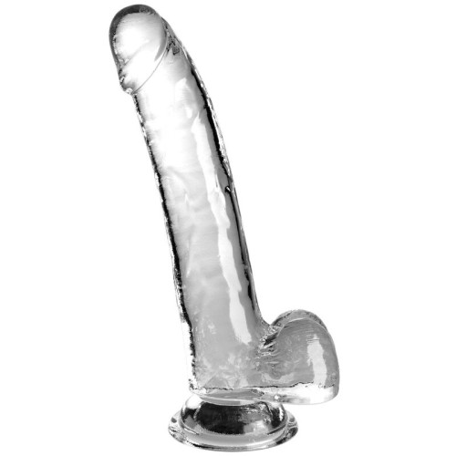 Clear Realistic Dildo with Suction Base for Endless Fantasy