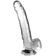 Clear Realistic Dildo with Suction Base for Endless Fantasy