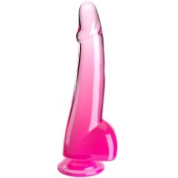 King Cock Clear Dildo with Testicles