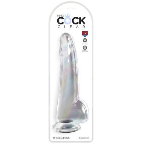King Cock Clear Dildo for Realistic Pleasure
