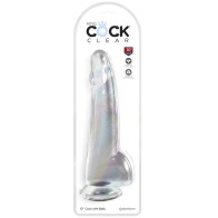 King Cock Clear Dildo for Realistic Pleasure