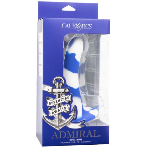 Admiral Swirl Flexible Dildo - Luxury Silicone Pleasure
