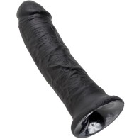 King Cock 8-Inch Realistic Black Dildo for Ultimate Pleasure
