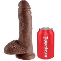 Pene Realístico Marrón 20.3 Cm