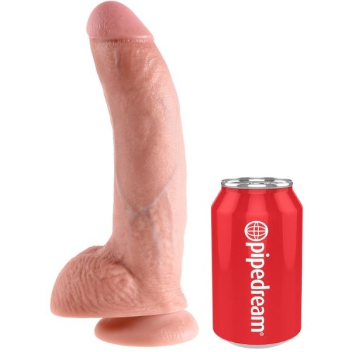 9 Pene Realístico Natural 22.9 Cm - Experimenta Placer Máximo