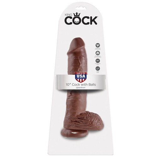 10 Realistic Brown Penis 26.5 Cm