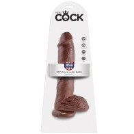 Dildo Realístico Marrón 26.5 Cm