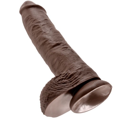 Dildo Realístico Marrón 26.5 Cm