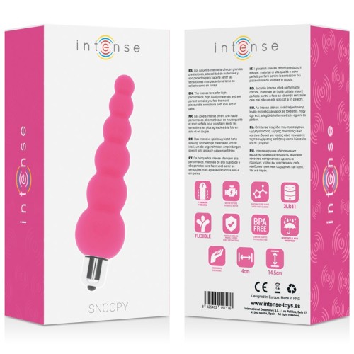 Intense Snoopy 7 Speeds Silicone Vibrator Pink