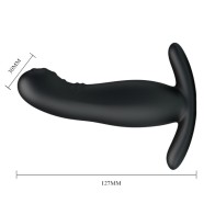 Rechargeable Black Prostate Massager for Pleasure