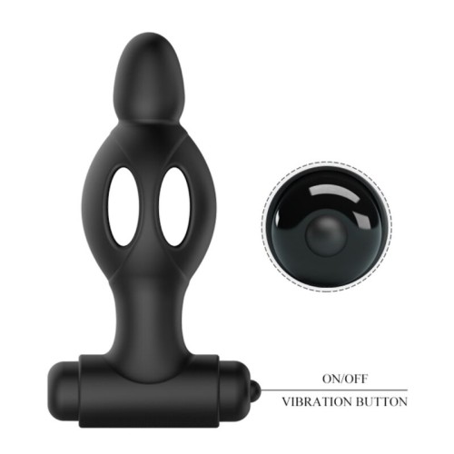 Silicone Vibrating Anal Plug