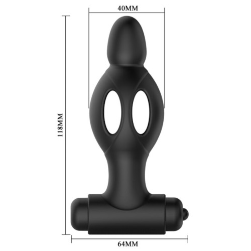 Silicone Vibrating Anal Plug