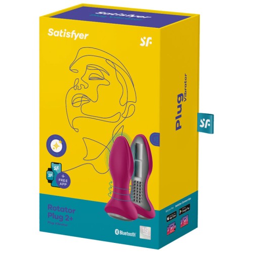 Satisfyer Rotator Plug 2+ Anal Vibrator for Intense Stimulation