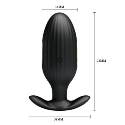 Pretty Love Plug Anal Controlado por App Negro
