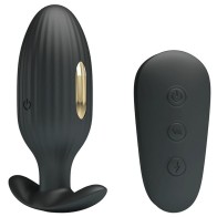 Pretty Love Kelly Plug Anal Vibrador Recargable Negro