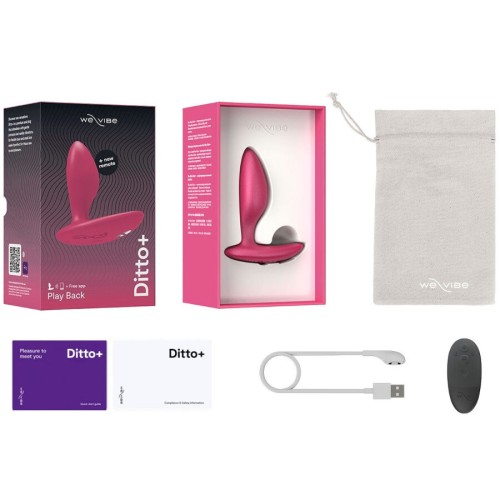 Ditto+ Anal Plug Vibrator Pink