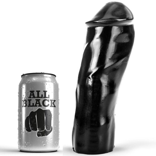20cm All Black Realistic Dildo for Ultimate Pleasure